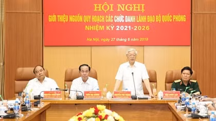 Giới thiệu nguồn quy hoạch lãnh đạo Bộ Quốc phòng