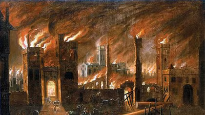 “Lửa hỏa ngục” thiêu rụi London năm 1666