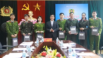 7 đại biểu Công an dự Đại hội Hội Sinh viên toàn quốc