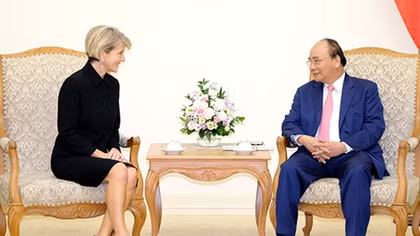 Thủ tướng Nguyễn Xuân Phúc tiếp Bộ trưởng Ngoại giao Australia