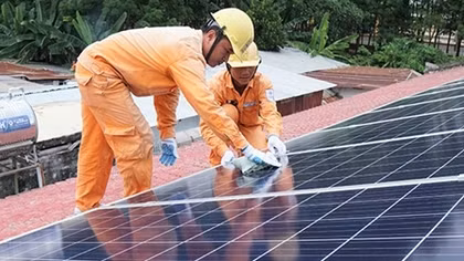 Đẩy mạnh phát triển điện mặt trời mái nhà ở Tây Nam Bộ