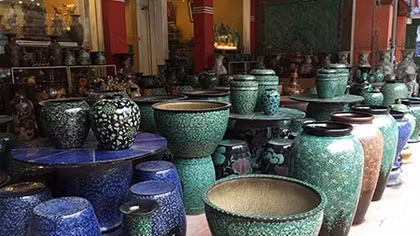 Làng gốm Bát Tràng nhộn nhịp Xuân