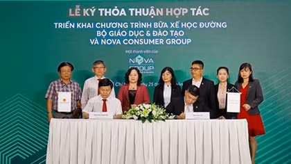 Nova Consumer Group hợp tác cùng Bộ GD&ĐT triển khai chương trình Bữa xế học đường