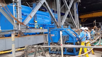 NMNĐ Sông Hậu 1: Lắp đặt thành công máy phát tổ máy số 2