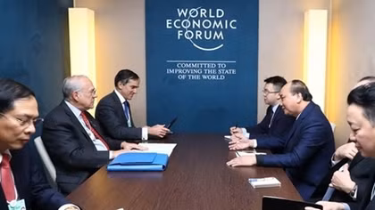 Thủ tướng tiếp xúc song phương bên lề Hội nghị WEF Davos 2019