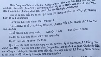 Truy tìm đối tượng hành hung bác sĩ ở Yên Bái
