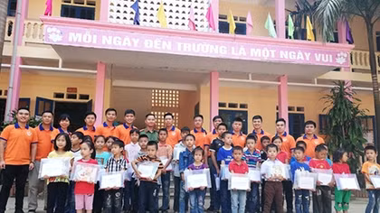 Cán bộ Công an Hải Phòng chung tay làm thiện nguyện