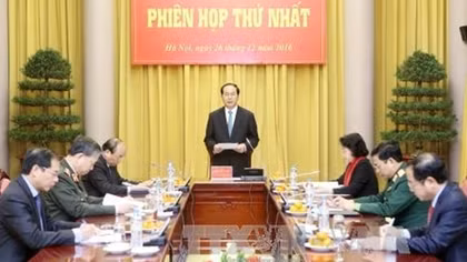 Chủ tịch nước chủ trì phiên họp Hội đồng Quốc phòng và An ninh