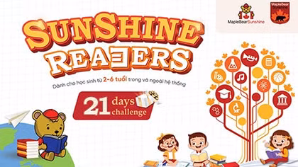 Trải nghiệm 21 ngày đọc thú vị cùng Sunshine Maple Bear