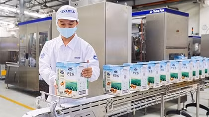Vinamilk tiếp tục thuộc nhóm dẫn đầu doanh nghiệp niêm yết tốt nhất 2021