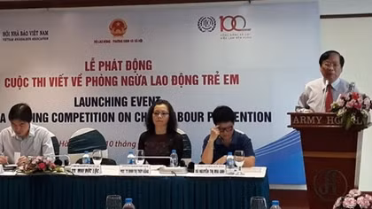 Phát động cuộc thi viết về phòng ngừa lao động trẻ em