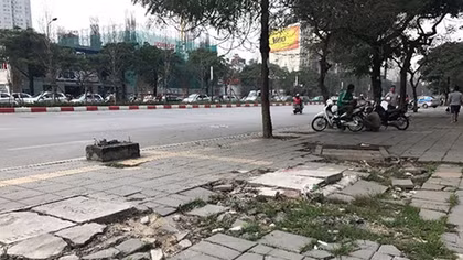 Sẽ xem xét xử lý việc “đá lát vỉa hè vừa làm xong đã hỏng”
