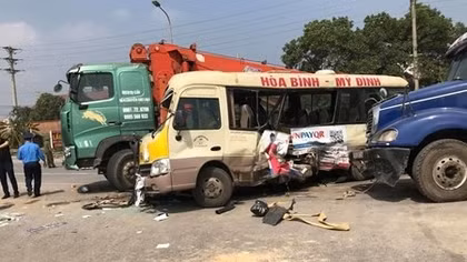 Tạm giam lái xe gây tai nạn trên Đại lộ Thăng Long khiến 2 người tử vong