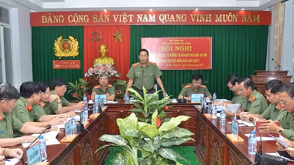 Hội nghị giao ban tư tưởng và nắm bắt dư luận xã hội trong CAND