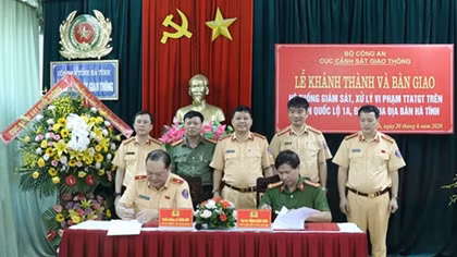 Khánh thành hệ thống giám sát, xử lý vi phạm TTATGT trên quốc lộ 1A