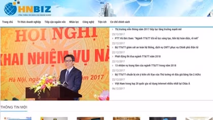 Khai trương Cổng thông tin doanh nghiệp
