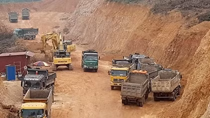 Tạm đình chỉ hoạt động của doanh nghiệp khai thác đất tại Thuỷ Nguyên