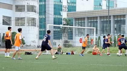Báo CAND giành giải Nhì môn bóng đá nam 7 người