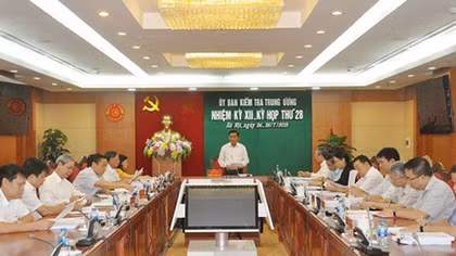 Ủy ban Kiểm tra Trung ương thông báo kỷ luật tổ chức Đảng, Đảng viên
