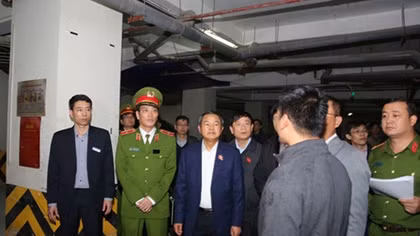 Phó Chủ tịch Quốc hội kiểm tra công tác PCCC