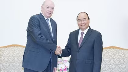 Thủ tướng Nguyễn Xuân Phúc tiếp khách quốc tế