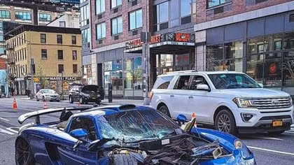 Chủ nhân phê thuốc, siêu xe Porsche cực hiếm trị giá 17,5 tỉ bị đâm nát bét