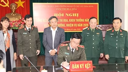 Cụm thi đua số 6 tổng kết công tác thi đua, khen thưởng năm 2019