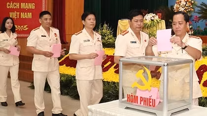 Đảm bảo sự lãnh đạo trực tiếp, toàn diện của Đảng đối với các mặt công tác Công an