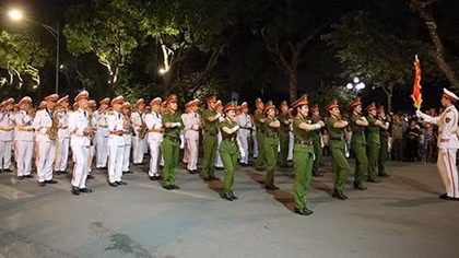Đoàn Nghi lễ CAND sẽ diễu hành trên phố đi bộ Đà Nẵng 