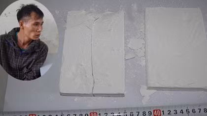 Công an Hải Dương bắt đối tượng vận chuyển 2 bánh heroin