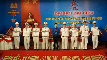 Tuổi trẻ CATP Hải phòng tổ chức Đại hội đại biểu Đoàn TNCS Hồ Chí Minh