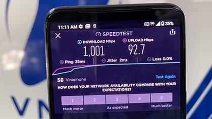 Những khách hàng đầu tiên sử dụng VinaPhone 5G
