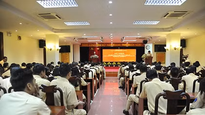 Buổi nói chuyện về đạo đức, phong cách Hồ Chí Minh với lực lượng CSGT