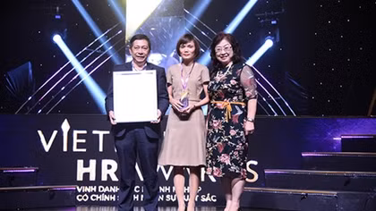 VietinBank được vinh danh tại giải thưởng Vietnam HR Awards 2018