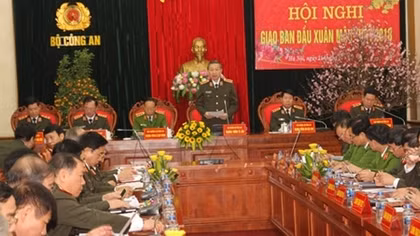 Đẩy mạnh tấn công trấn áp, truy nã tội phạm sau Tết Nguyên đán
