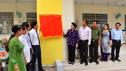Vietcombank tài trợ 5 tỷ đồng xây dựng Trường Mầm non Hưng Thạnh