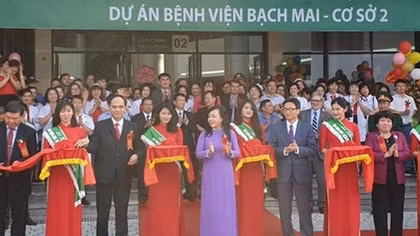 Khánh thành Khu khám bệnh BV Bạch Mai và Việt Đức cơ sở 2 ở Hà Nam