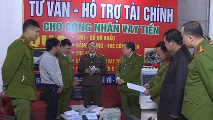 Bắc Ninh phá 15 điểm hoạt động tín dụng đen, thu hơn 6 tỷ đồng
