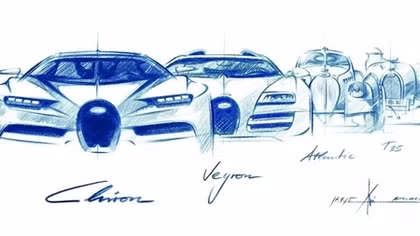 Khám phá thiết kế nguyên gốc của siêu phẩm Bugatti Chiron