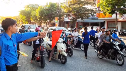 Nêu cao vai trò của thanh niên với văn hóa giao thông