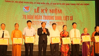 Hải Phòng vận động được hơn 57 tỷ đồng quỹ “Đền ơn đáp nghĩa”