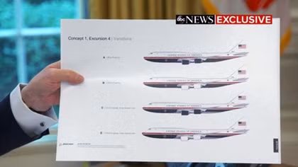 Chuyên cơ Air Force One của Tổng thống Trump sẽ có màu sơn mới?