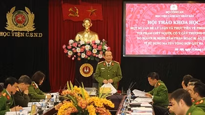 Phòng ngừa tội phạm giết người do bị tâm thần, ảo giác khi sử dụng ma túy tổng hợp