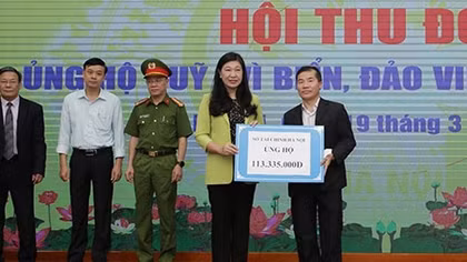 Hà Nội: 73 cơ quan, đơn vị đăng ký ủng hộ Quỹ “Vì biển, đảo Việt Nam”