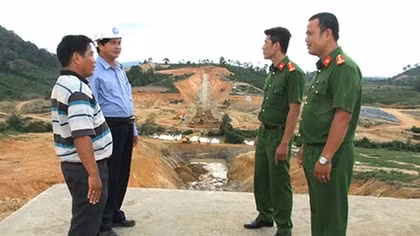 Góp phần bảo vệ công trình thủy lợi trọng điểm của quốc gia