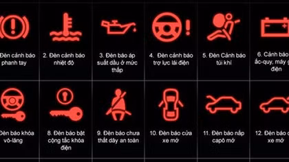 Những điều cần chú ý về tín hiệu đèn cảnh báo trên xe hơi