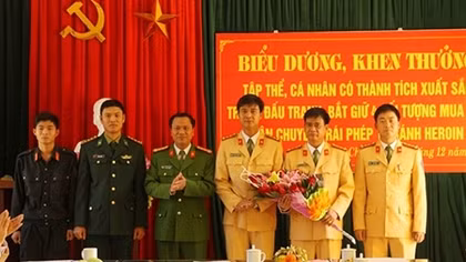 Cảnh sát giao thông Lai Châu ngăn chặn tội phạm ma túy