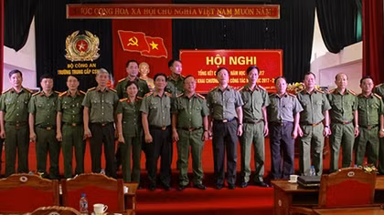 Trường Trung cấp CSND VI Tổng kết năm học 2016 - 2017