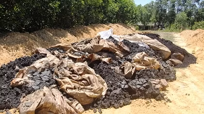 Sau thải độc ra biển, Formosa lại đưa chất thải lên rừng