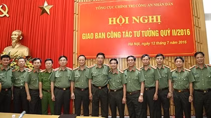 Tổng cục Chính trị CAND giao ban công tác tư tưởng quý II